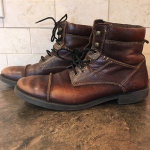 Alfani Brown Leather Boots